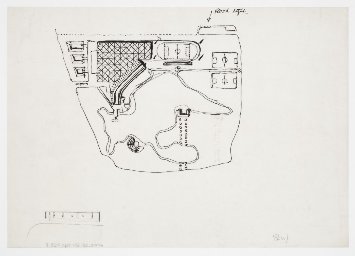 British Olivetti Headquarters, Milton Keynes, England: plan