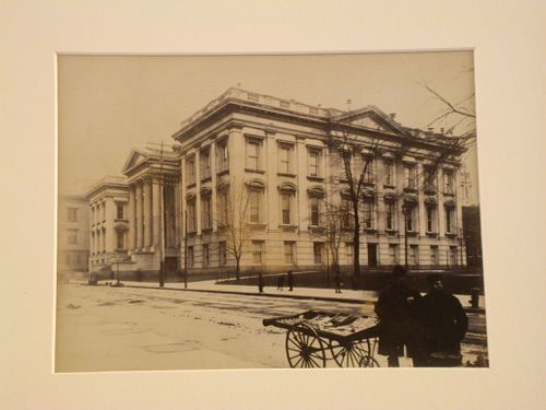 Frontal view from street of Courthouse and other buildings, New York City, New York