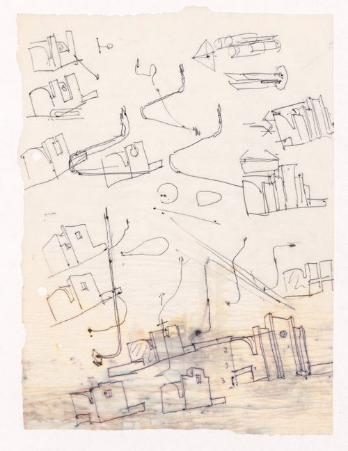 Sketch perspective for Capela em Rio Tinto, Gondomar, Portugal