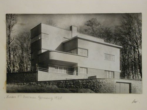 Haus "Dr. Fischer", Side elevation, Barmen, Germany