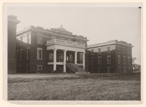 Exterior view of Virginia K. Johnson home, house of refuge for unmarried mothers, Dallas, Texas, United States