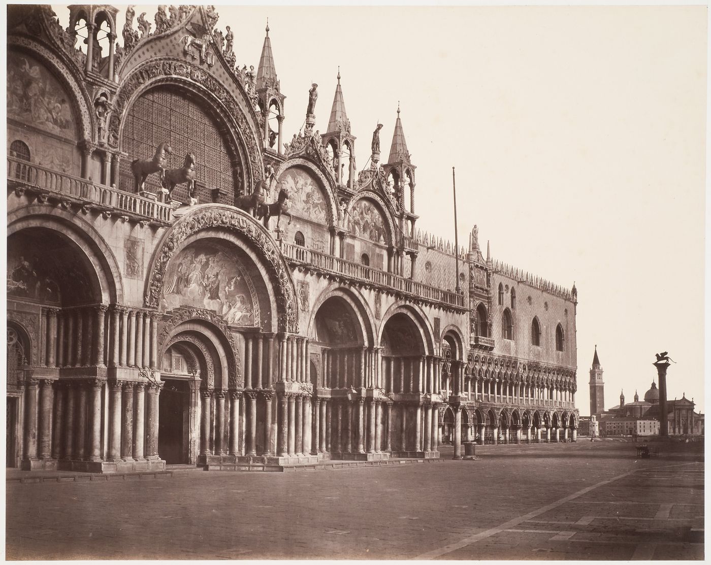 Partial view of the Basilica di San Marco, Venice