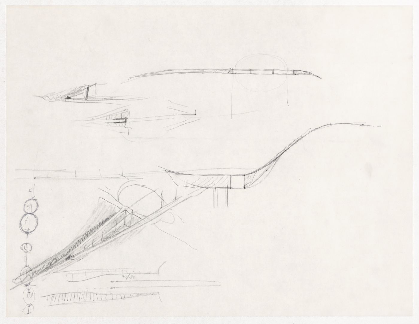 Sketches for Plano Urbanístico e Central de Camionagem, Guimarães, Portugal