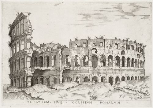 Perspective of the Colosseum, Rome