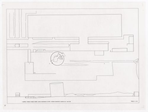 Plan and elevation for Sede da Companhia Dom, Cologne, Germany
