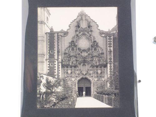 View of the principal façade of the Capilla de Balvanera, Convento de San Francisco, Mexico City, Mexico