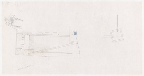 Plan, details, and sketch axonometric view for Parque de Santo Domingo de Bonaval, Santiago de Compostela, Spain