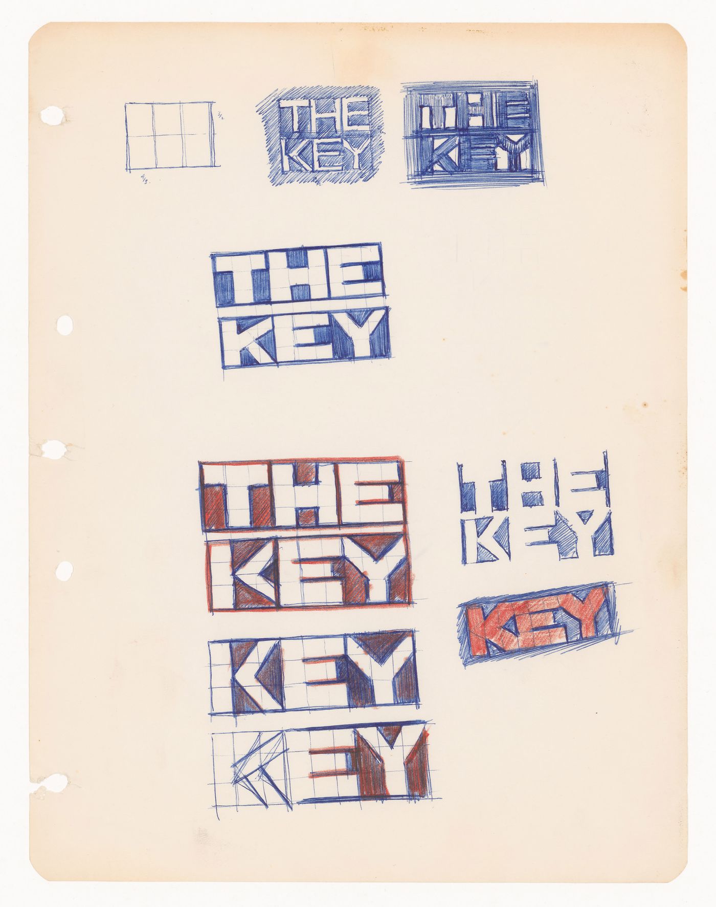 Title designs for documentary "The Key"