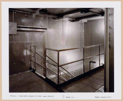 The Disappearance of Darkness Series: Stairwell to Drying Rooms, Building Thirteen, Kodak Canada, Toronto