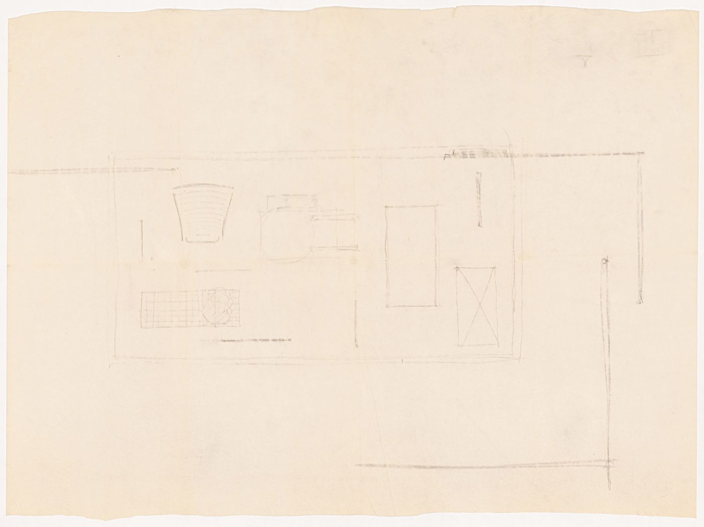 Sketch plan for Museum for a Small City