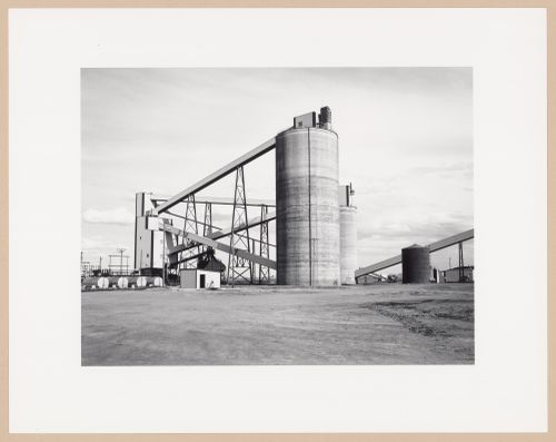 Charcoal silo, Bienfait Coal Co. Ltd., Estevan, Saskatchewan, from the series The Forms of Canadian Industrial Architecture