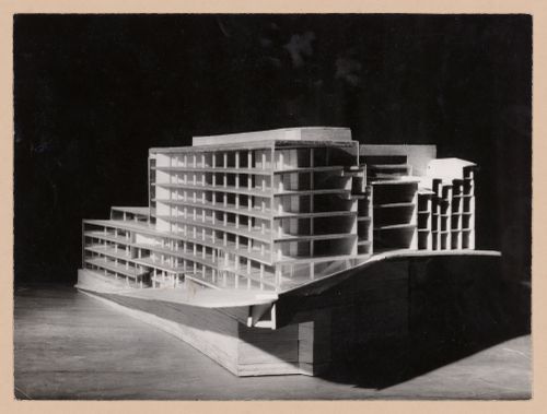 View of model for Edifício de Escritórios na Av. D. Afonso Henriques, Avenida da Ponte, Porto, Portugal