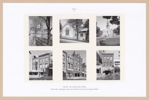 Plate 3: The Grand Parade, Halifax; Barrington Street, Halifax, from the portfolio A Nova Scotia Archive