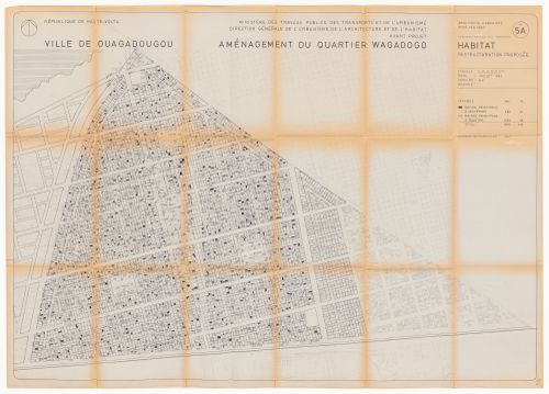 Plan for the Ouagadougou suburbs restructuring project, Burkina Faso
