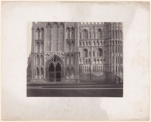 Exterior view of the Galileo Porch, Ely Cathedral, Ely, England