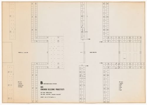 Plan for Quartiere residenziale a Napoli, Naples, Italy