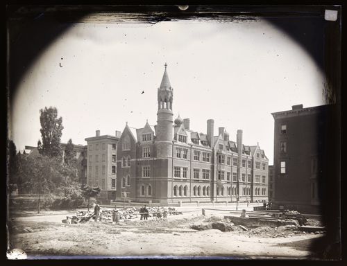 View of Hamilton Hall, Columbia University, Madison Avenue Campus, New York, New York, United States of America