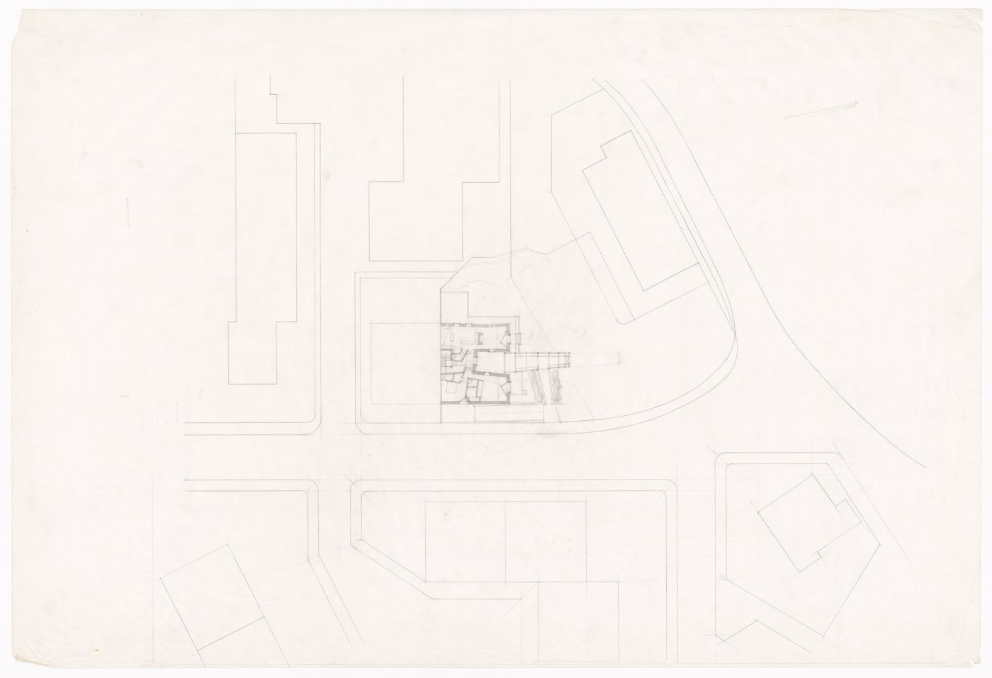 Site plan for Casa Miggiano, Otranto, Italy