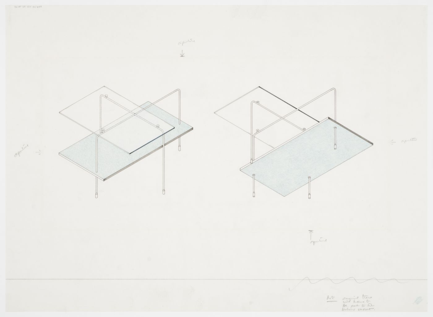 ICA Furniture: axonometrics