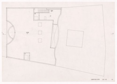 Roof plan for Caixa Geral de Depósitos, Matosinhos, Portugal