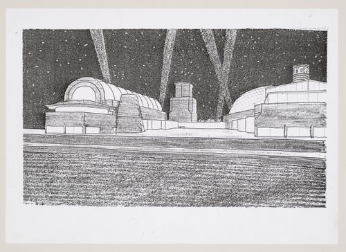 Bibliothèque de France, Paris, France: perspective