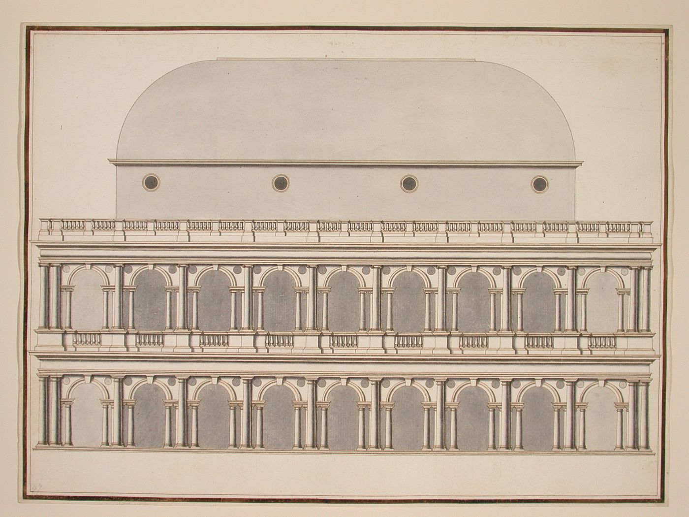 Elevation of Palladio's Basilica, Vicenza