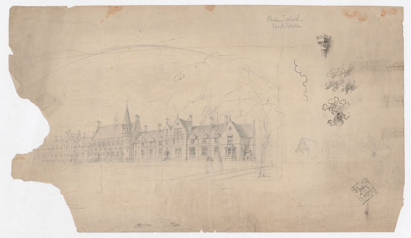 Reading School: Rough sketch