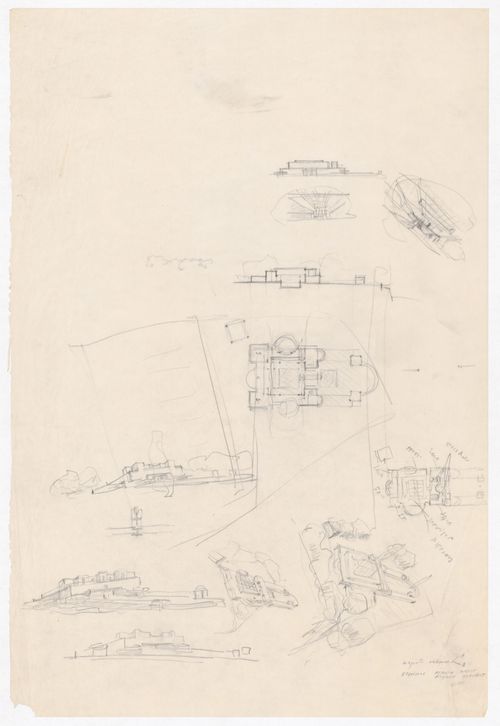 Model sketch perspectives, floor plans, section and elevation for Casa Alcino Cardoso, Porto, Portugal