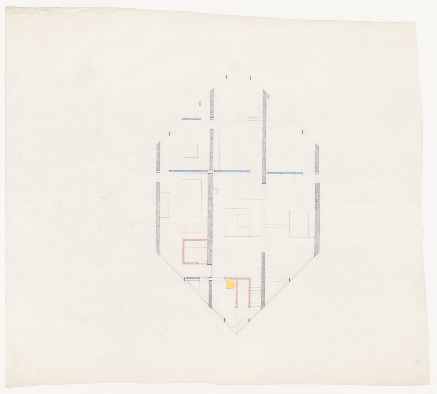 Plan for Diamond House B