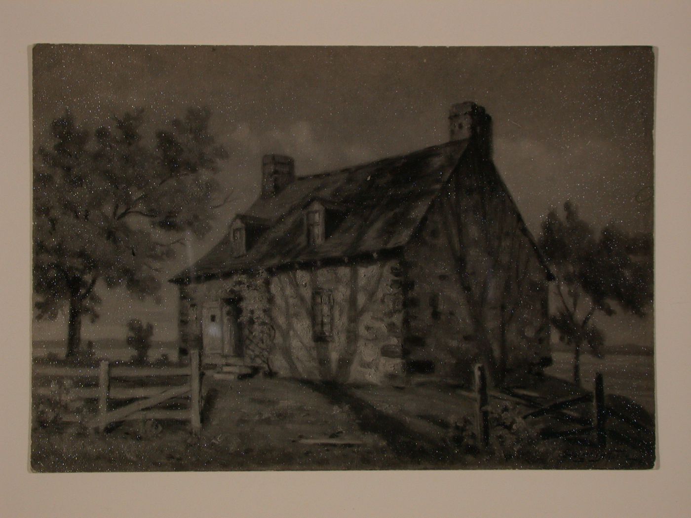 Photograph of a painting of Maison de St-Didier, Verdun