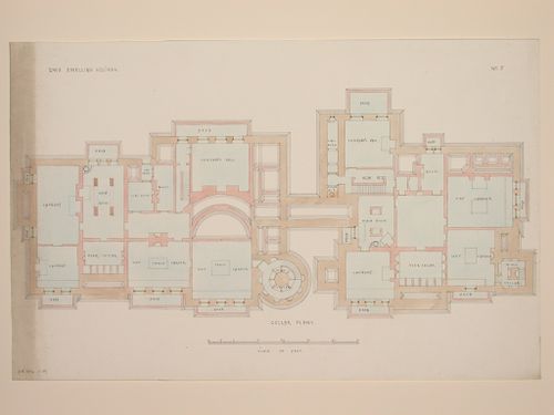 'Two Dwelling Houses' - cellar plans
