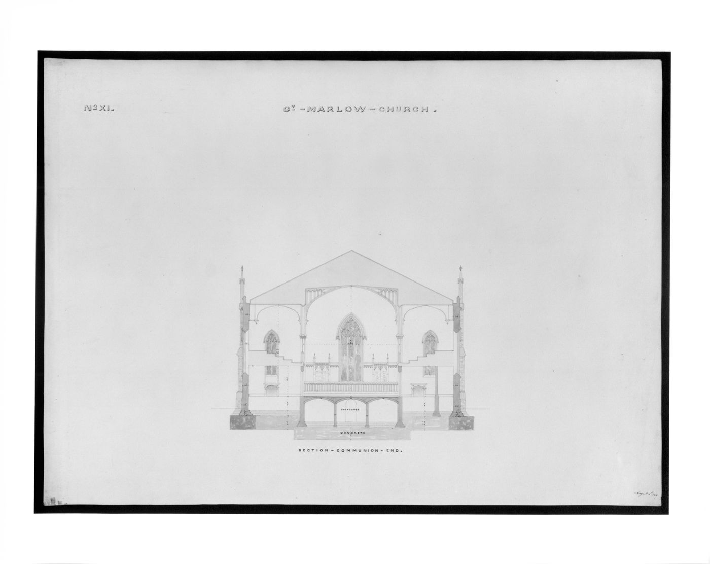 Marlow Church - No.XI Section Communion end