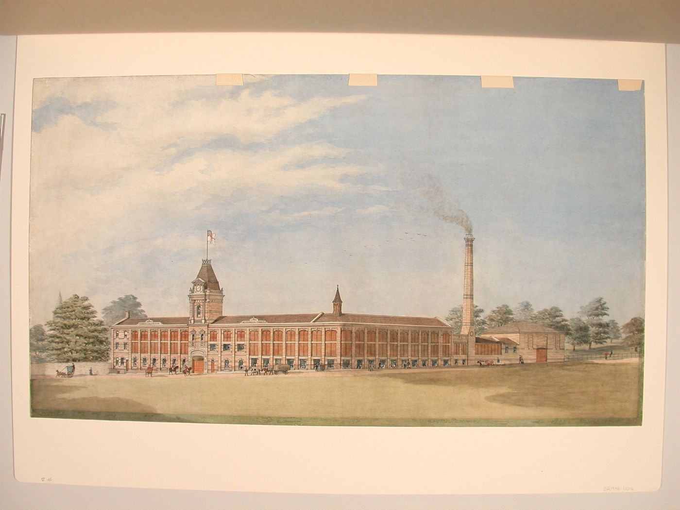 A view of the Meersbrook Tannery and Premises, Derbyshire, Great Britain
