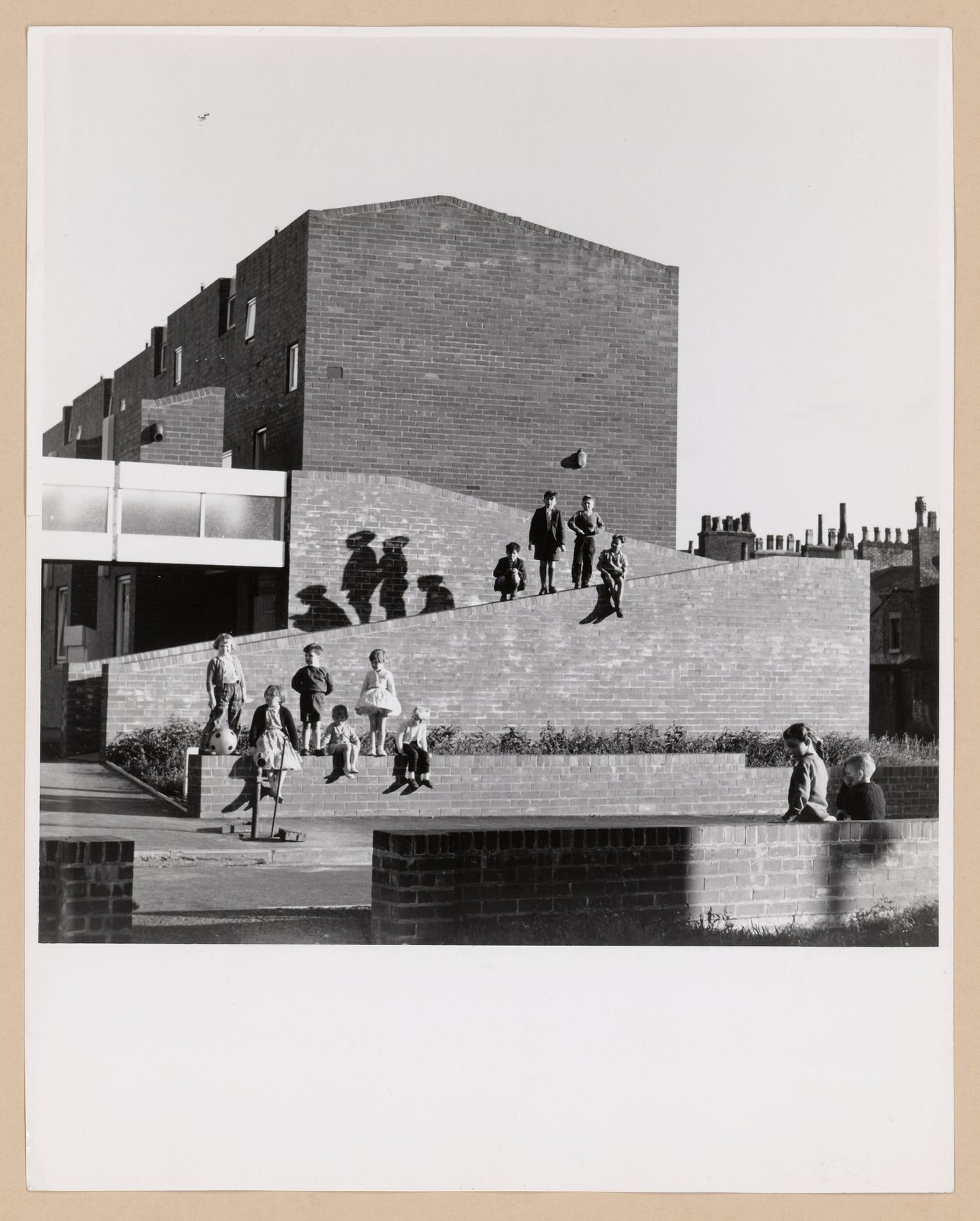 View of Housing redevelopment in Avenham, Preston, England