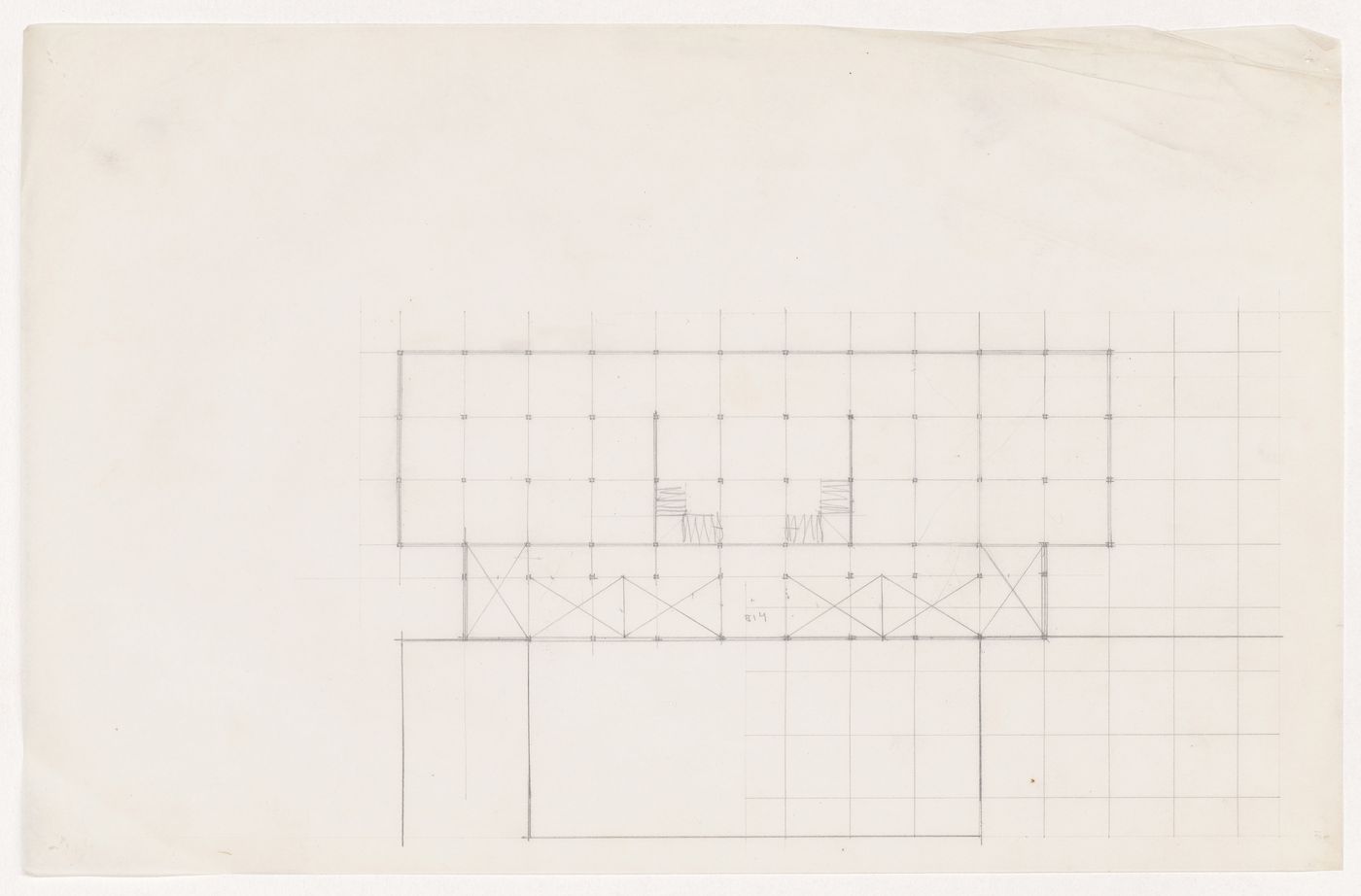 Plan for a campus building for Illinois Institute of Technology