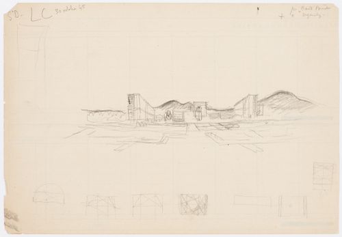 Sketch view for the new town of Saint-Dié, France