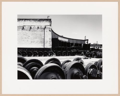 Diesel shop and roundhouse, Canadian Pacific Railway, Calgary, Alberta, from the series The Forms of Canadian Industrial Architecture