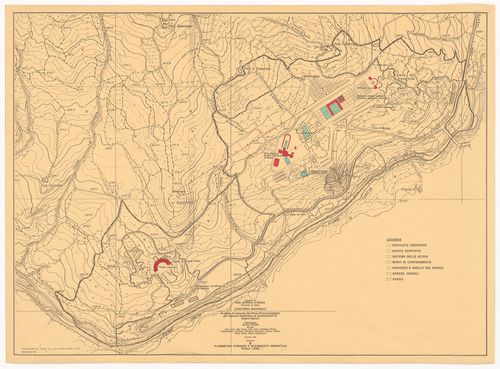 Map for Piano particolareggiato per l'assetto ambientale ed architettonico di Bagno Vignoni, Italy
