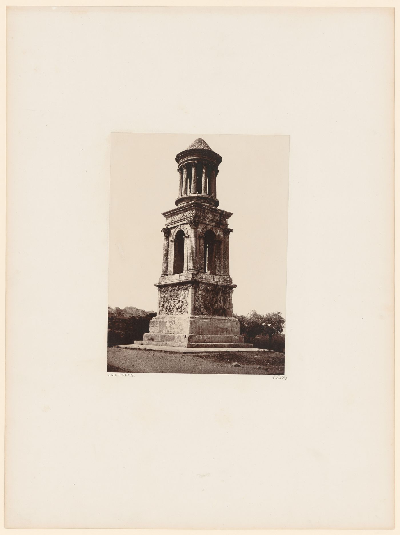 View of a mausoleum, Saint-Rémy-de-Provence, France