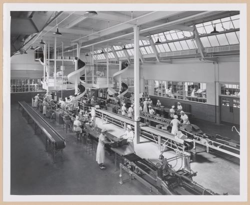 Interior view of the Face Cream Department, Lady Esther Company, Chicago, Illinois