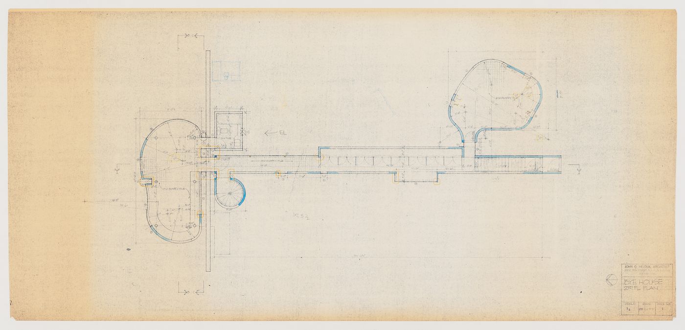 Bye House: plan for the second floor