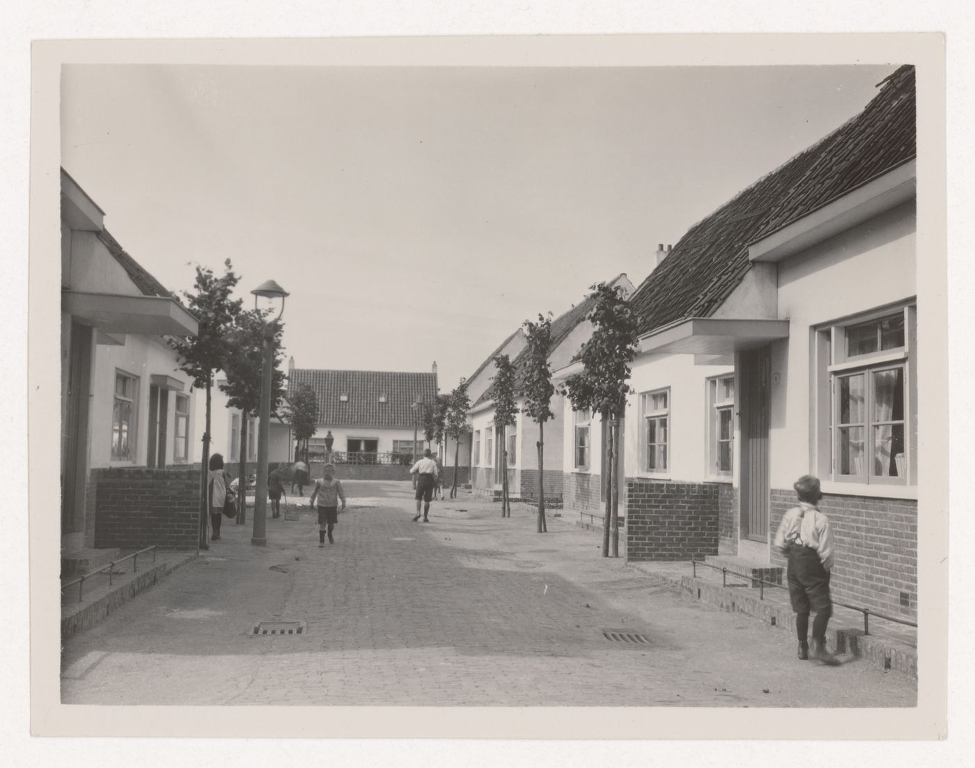 Exterior view of Oud-Mathenesse Housing Estate, Rotterdam, Netherlands