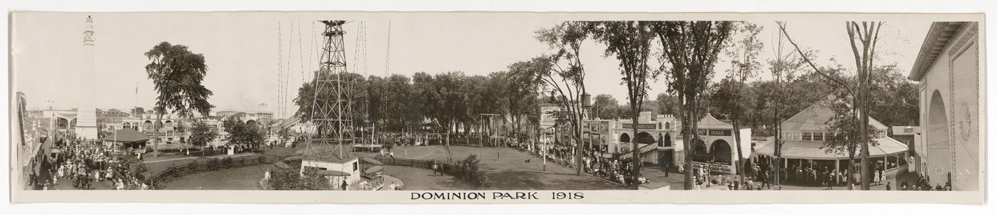 Panoramic view of the Dominion Park, Montréal, Québec