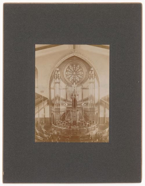 Interior of Knox Church, Queen St. west, Toronto