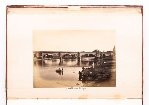 View of Bruce's Bridge over the Gumti River, Lucknow, India
