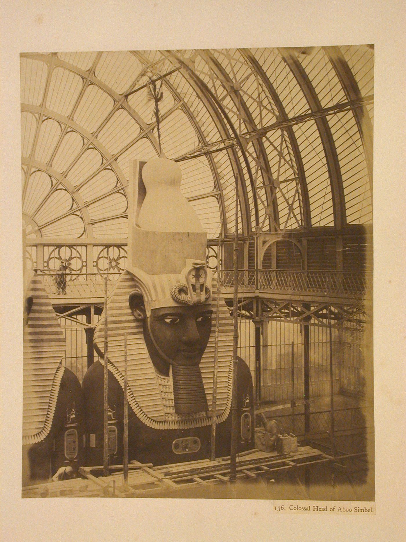 Colossal Head of Aboo Simbel, Crystal Palace, Sydenham, England