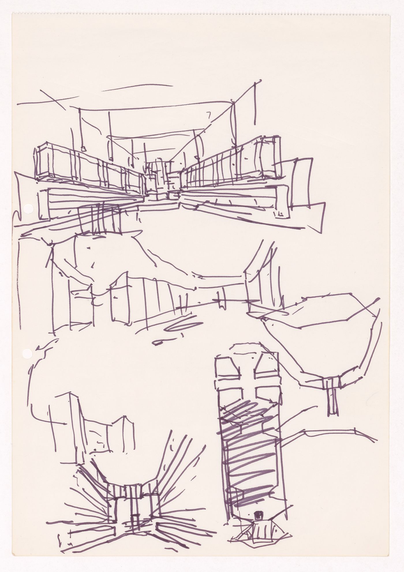 Sketch perspectives for Loja Turquesa - Irmãos Campos Morais, Porto, Portugal