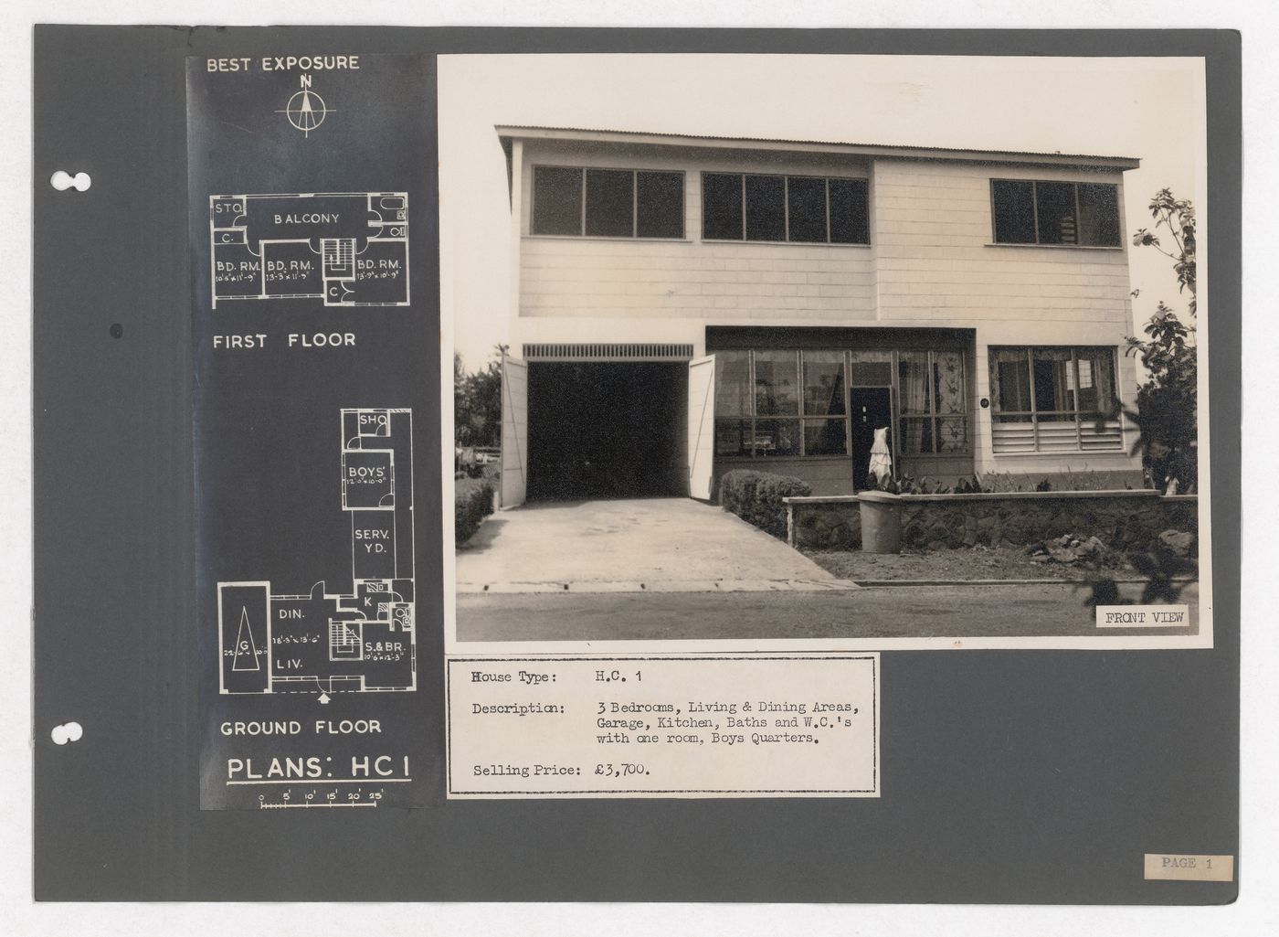 Ghana Housing Corporation's Single Family Detatched Houses album with photos, floor plans and descriptions