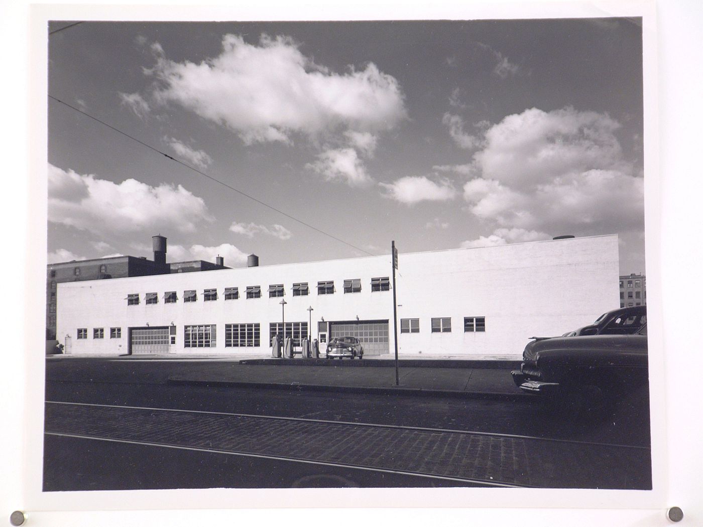 View of the garage of the Rotogravure Building, Philadelphia Inquirer, Philadelphia, Pennsylvania