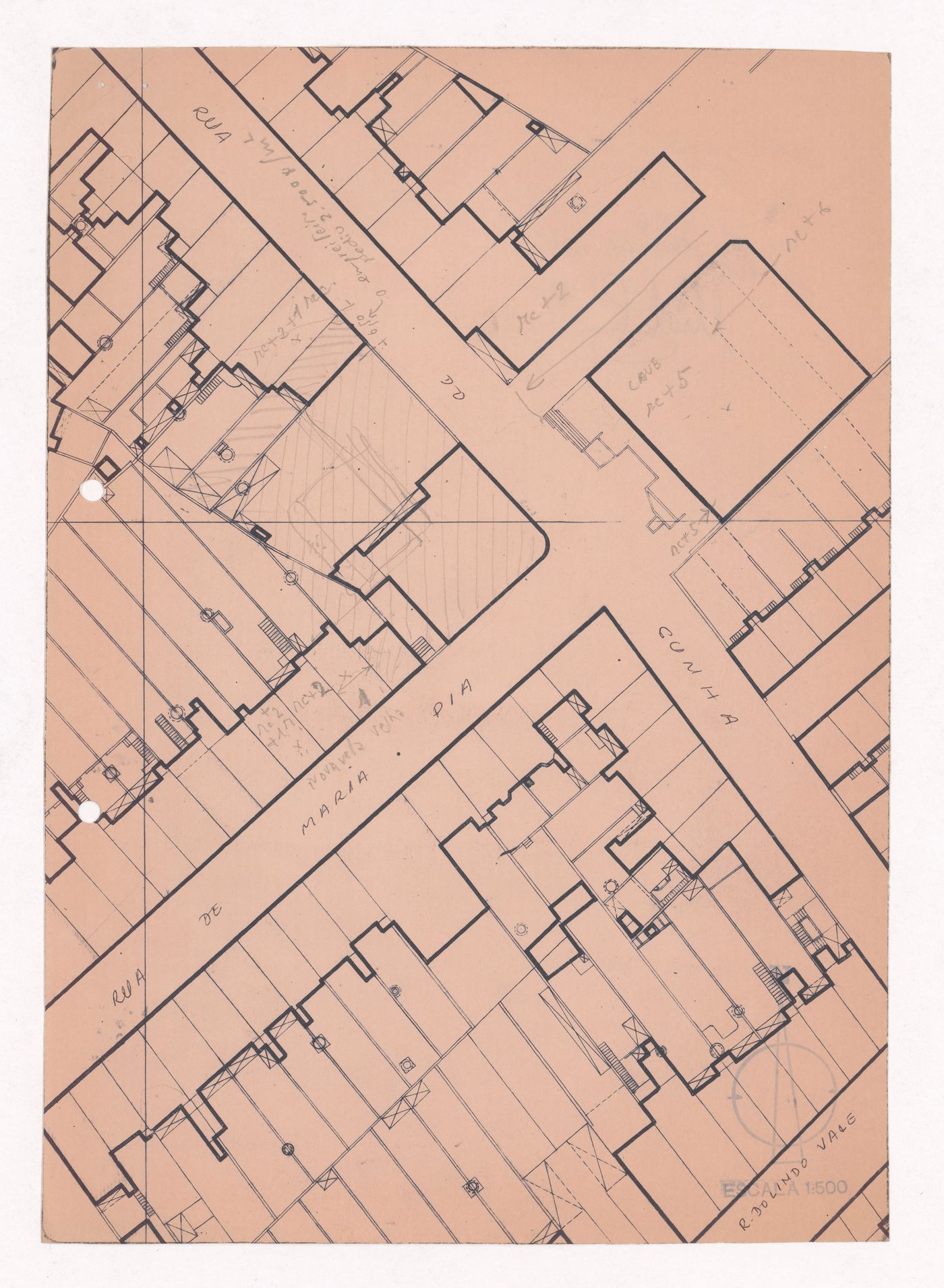 Site plan for Eng. Jorge Guimarães, Porto, Portugal